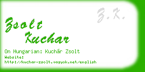 zsolt kuchar business card
